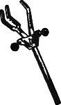 Clamp, Vinyl Jawed, 3-Prong